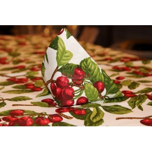 Bottaro Tovaglia Cherry con tovaglioli in fantasia