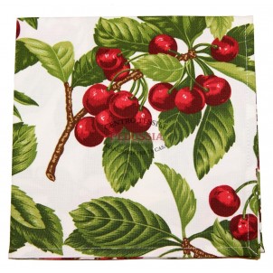 Bottaro Tovaglia Cherry con tovaglioli in fantasia