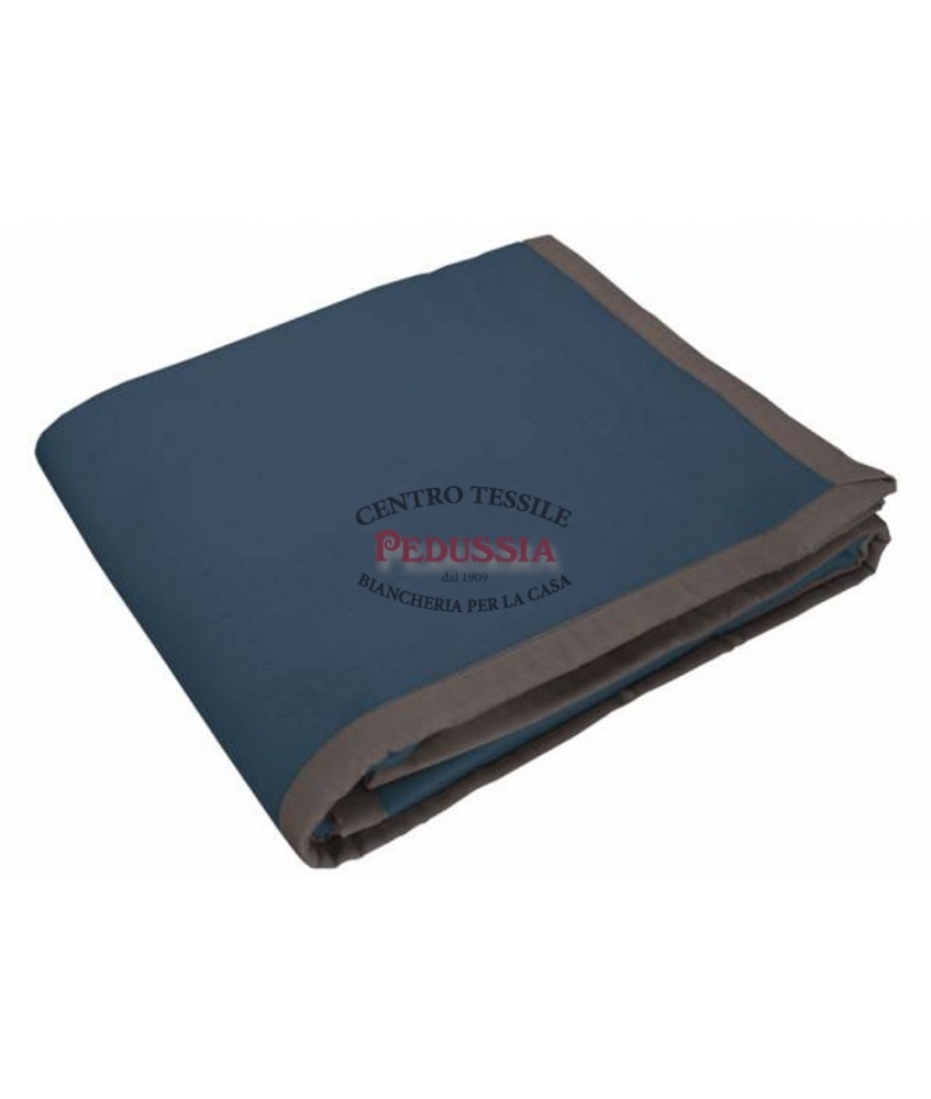 Somma Origami Coperta Lana Merino Blu polvere