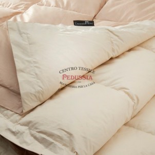 DaunenStep Duna tinta unita Trapunta in piuma Caffelatte