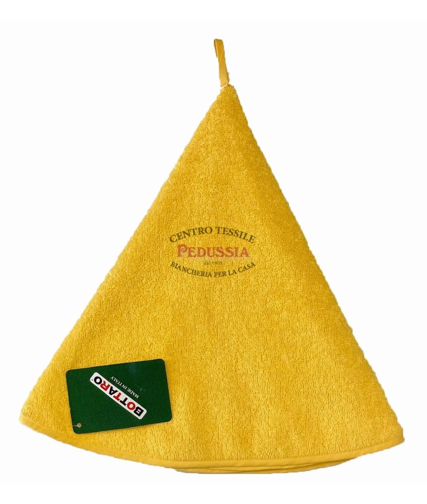 Bottaro Asciugamano Rotondo Giallo