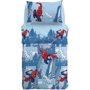 Caleffi Copriletto trapuntato Spider-Man Città