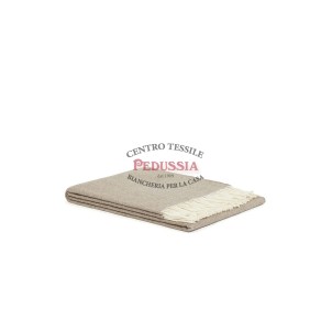 Lanerossi Plaid Dolomiti misto cashmere Marrone