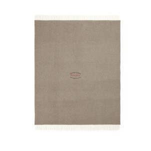 Lanerossi Plaid Dolomiti misto cashmere Marrone