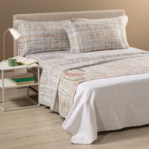 Caleffi Completo Lenzuola Flanella Candy Multicolor